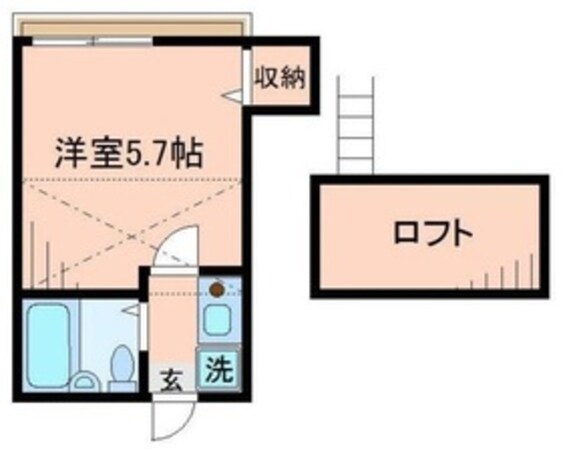 リベルテ東向島の物件間取画像